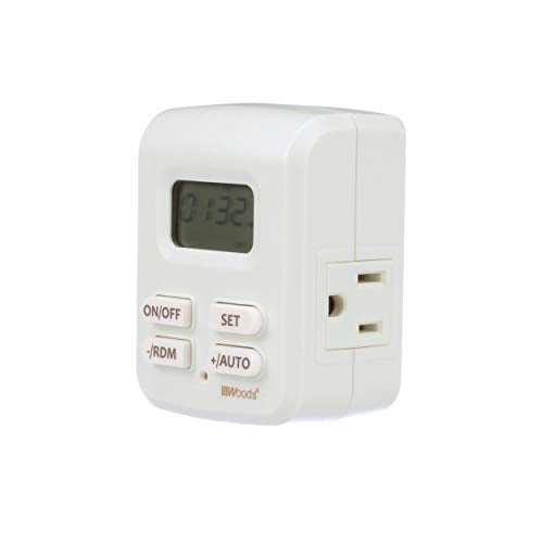 Woods 50029WD Indoor Plug-In Astronomical Timer; 2 Grounded Outlets - Image 1