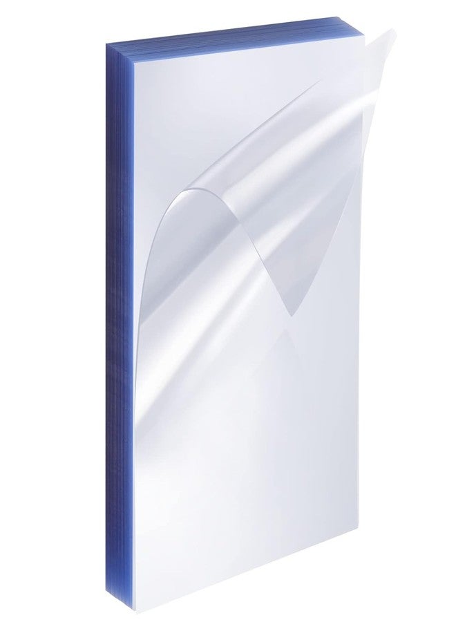 Juvale 100 Pack Clear Presentation Covers for Binding, Letter Size 10 Mil Plastic Sheets for Reports, Presentations, Awards, Books (8.5 x 11 in) - Image 1