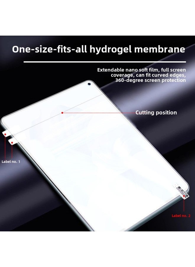 ينطبق على oppo Pad3pro/one Plus PadPro 12.1 بوصة طبقة هيدروليكية من البولي يوريثان الحراري Y700 مسطحة - اللون: فيلم جل مائي أزرق * إصدار واحد يناسب الجميع (القالب) - الأبعاد: Lenovo Xiaoxin Pad Pro/ - Image 4