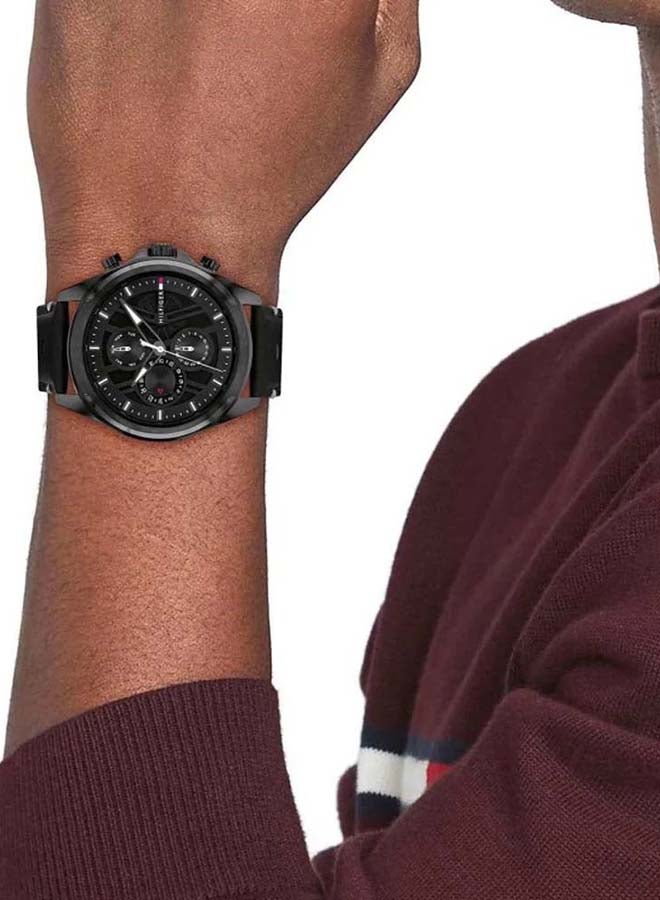 TOMMY HILFIGER ساعة تومى هيلفيغر التناظرية للرجال بصندوق أسود - 1710654 - Image 3