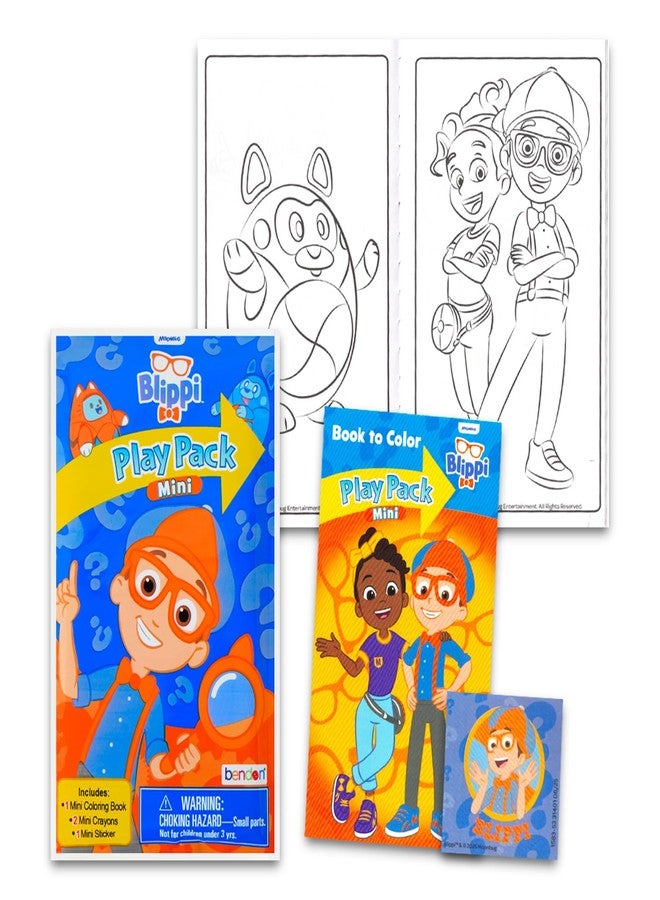 بليبي مجموعة هدايا حفلات بليبي المصغرة (٨ قطع) - تتضمن ٨ عبوات لعب مع كتب تلوين مصغرة، وملصقات، وحقائب هدايا | مستلزمات وديكورات حفلات عيد ميلاد بليبي - Image 3