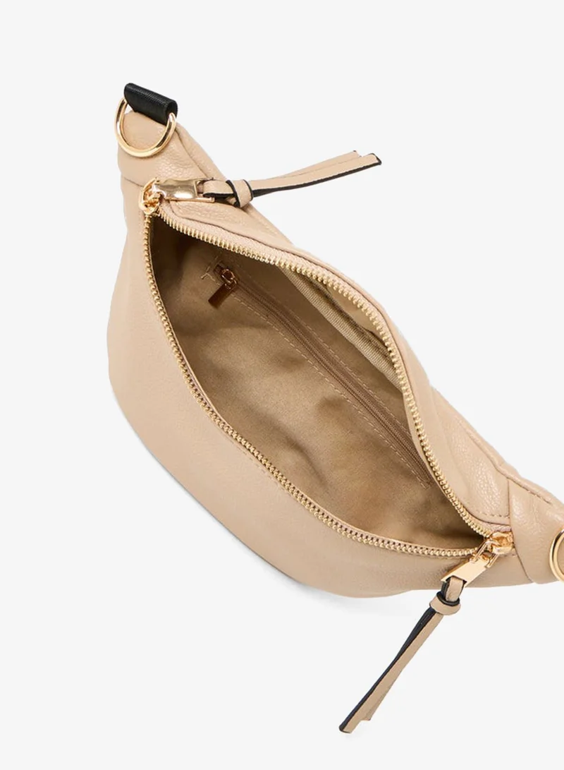 Styli  Styli Beige Crossbody Belt Bag  | Best Price UAE