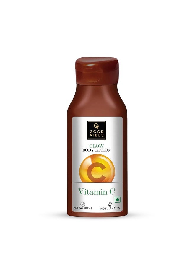 Good Vibes Good Vibes Vitamin C Glow Body Lotion, 200 ml | Nourishing, Brightening, Softening For All Skin Types | Vegan, No Parabens, No Sulphates, No Animal Testing  - Image 1