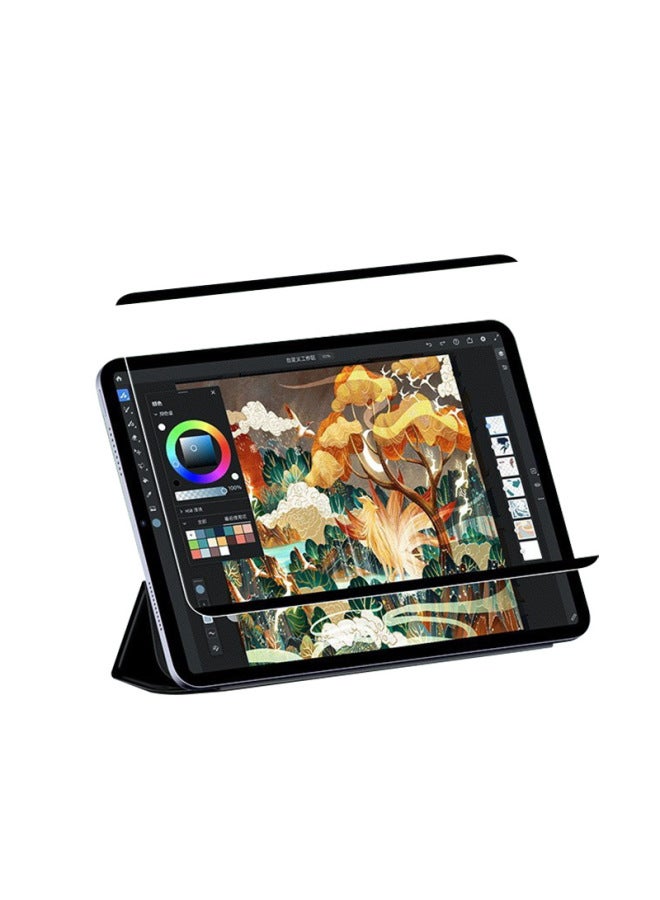 Applicable To Ipad Paper Film Air5 Magnetic Removable 2021pro2022 Ipad10 Tablet Mini6 Film-Color: One Piece★Free Storage Clip-Size:iPad Pro 2018 Full Screen (12.9 Inches) - Image 5