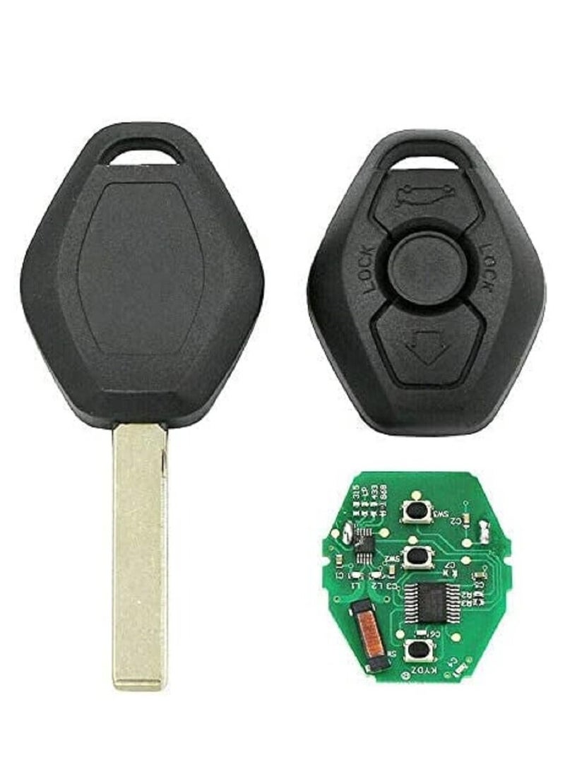 3 Buttons Smart Remote Key 868MHz Keyless Fob for BMW CAS2 5 Series with ID7944 Chip