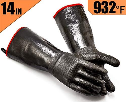 RAPICCA RAPICCA BBQ Gloves -Smoker, Grill, Cooking Barbecue Gloves, for Handling Heat Food Right on Your Fryer, Grill or Oven.  - Image 1
