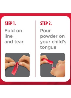 TYLENOL Children's Dissolve Powder Packets with 160 mg Acetaminophen, Wild Berry, 30 Count  - Image 5
