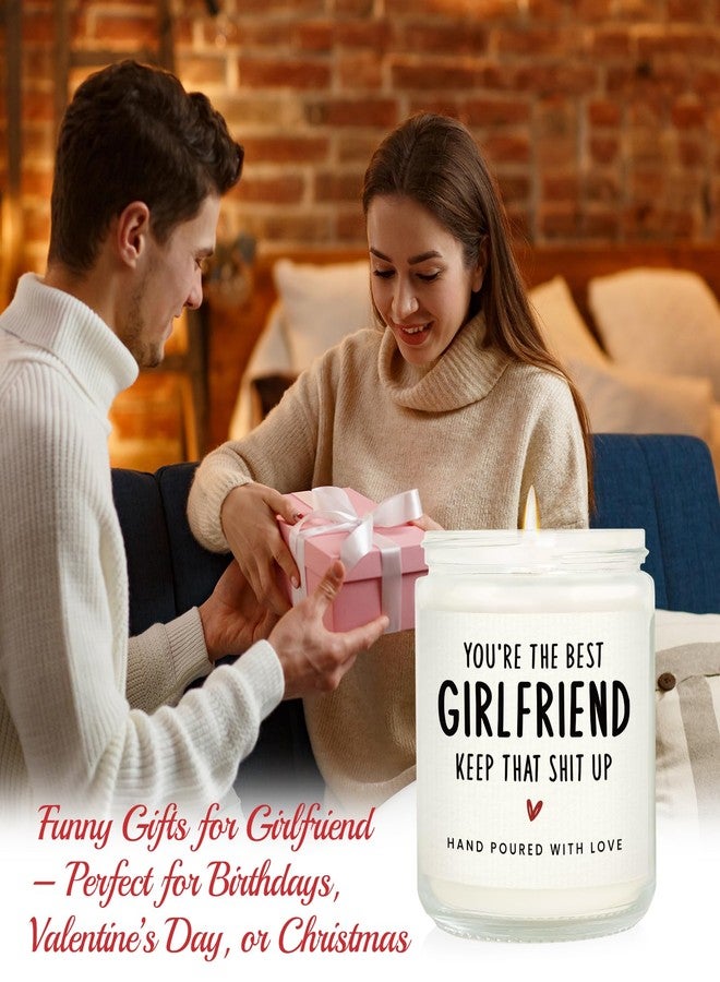 BaubleDazz هدايا عيد ميلاد من بابل داز للصديقة، شمعة مرحة للصديقة، هدايا من الصديق للصديقة، هدية رومانسية للذكرى السنوية وعيد الحب عن بُعد للصديقة، صديقة جديدة، للأزواج، برائحة اللافندر، 7 أونصة - Image 2