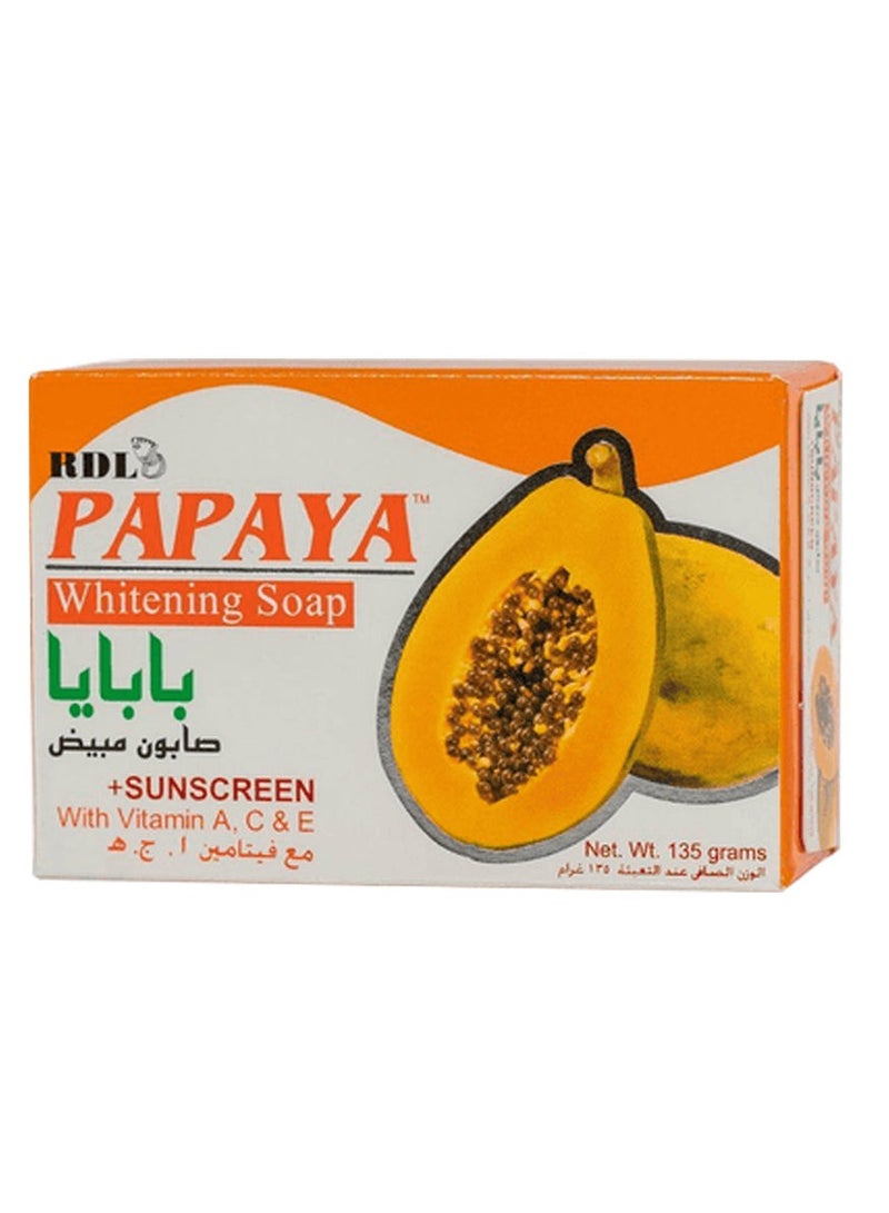 ار دي ال آر دي إل صابون تبييض البابايا 135 جم