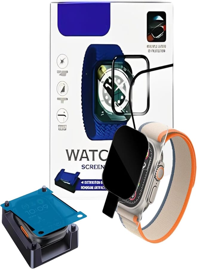 Next Nextstore Compatible with iWatch Series 7/8/9 45mm Screen Protector - TPU Full Coverage Anti-Scratch Non-Bubble High Touch Screen Protector for iWatch 45mm