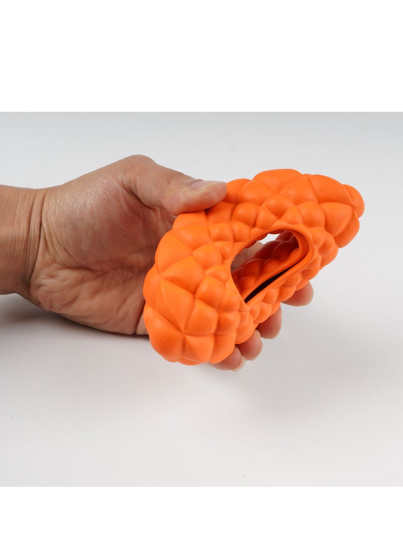 GULFLINK Non Toxic Natural Rubber Toy For Dogs Orange - Image 2