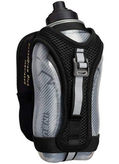 NATHAN Speeddraw Plus Insulated Flask Handheld Running Water Bottle. Grip Free For Runners Hiking Etc. (Black/Metallic Gold)  - Image 3