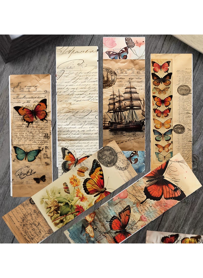 Generic 30Pcs Paper Vintage Butterfly Bookmarks for Book Lovers 15 x 4cm Butterfly Bookmarks for Women - Image 3