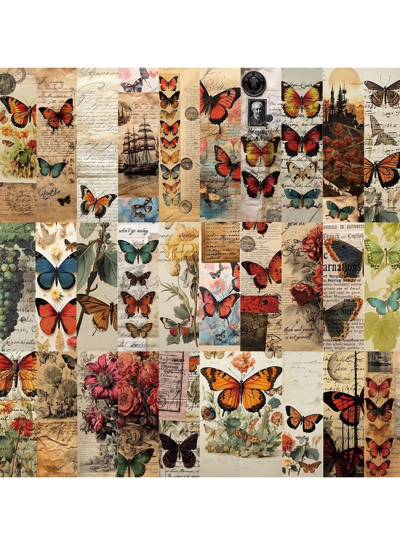 Generic 30Pcs Paper Vintage Butterfly Bookmarks for Book Lovers 15 x 4cm Butterfly Bookmarks for Women - Image 5