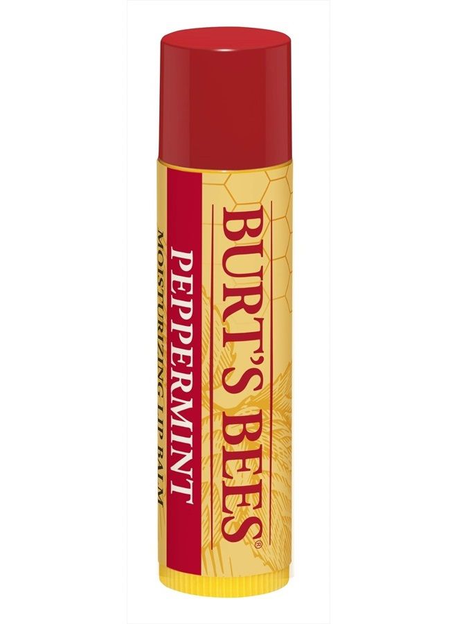 Burt's Bees Peppermint Lip Balm Blister for Unisex, 0.15 Ounce - Image 3