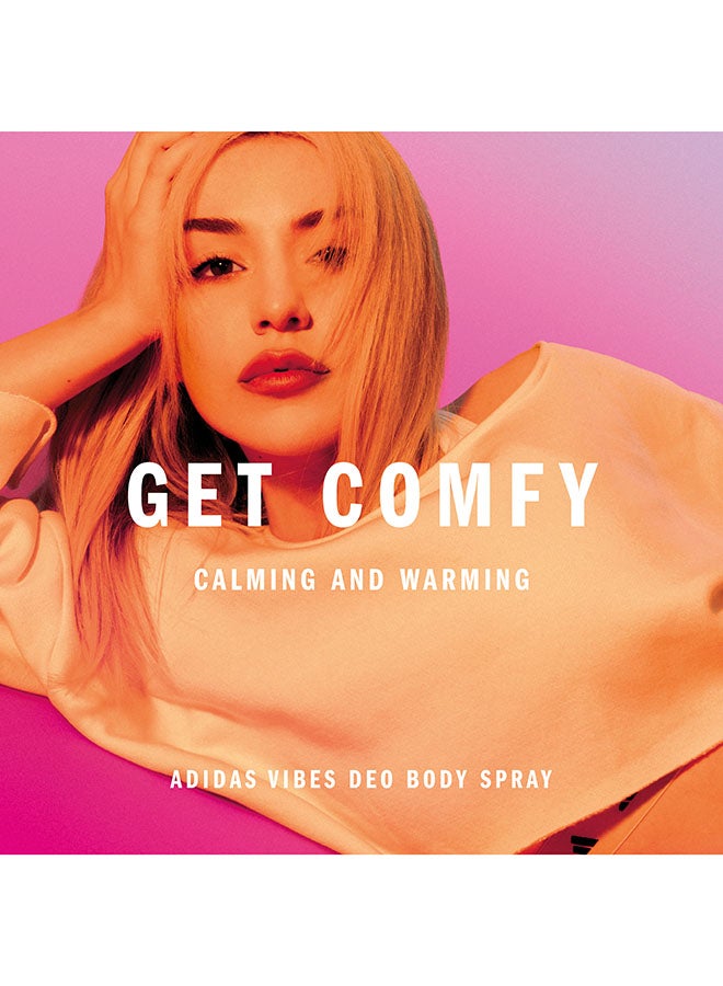 Adidas Vibes Get Comfy All-Over Deo Body Spray 150ml - Image 3
