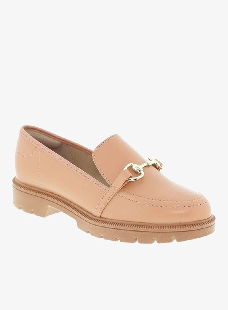 Beira Rio Nude Mid Heels Shoes for Women – Classic Mid Heel Pumps for Girls & Ladies Office Wear for Women | Best Price UAE