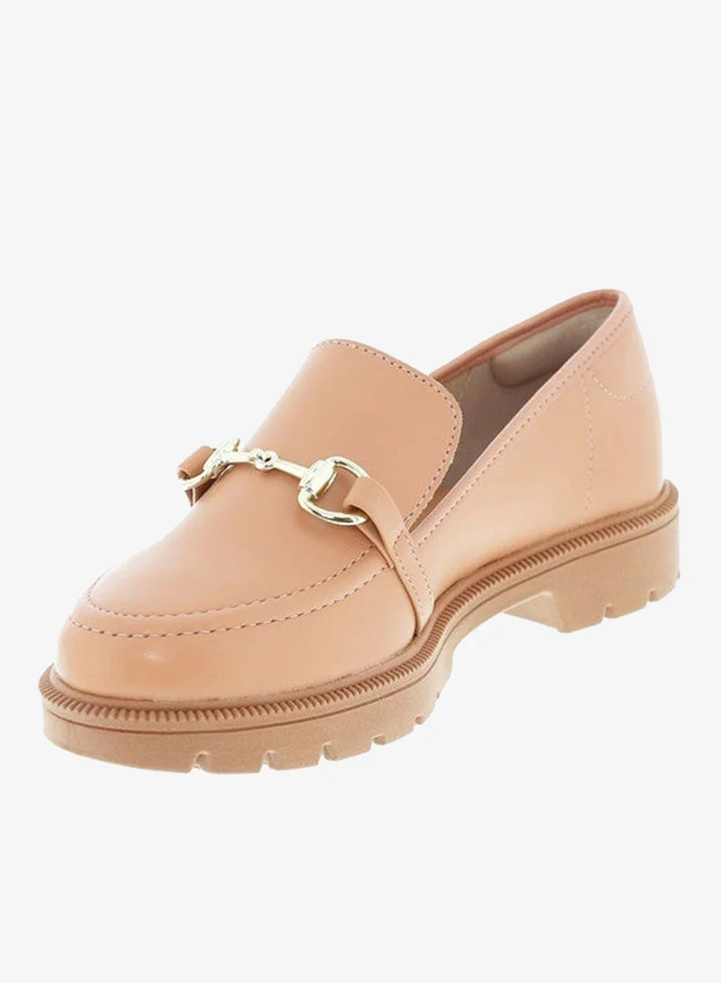 Beira Rio Nude Mid Heels Shoes for Women – Classic Mid Heel Pumps for Girls & Ladies Office Wear for Women | Best Price UAE