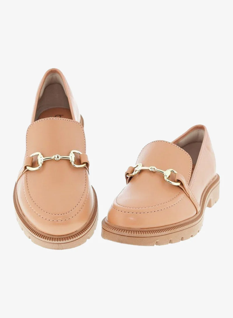 Beira Rio Nude Mid Heels Shoes for Women – Classic Mid Heel Pumps for Girls & Ladies Office Wear for Women | Best Price UAE