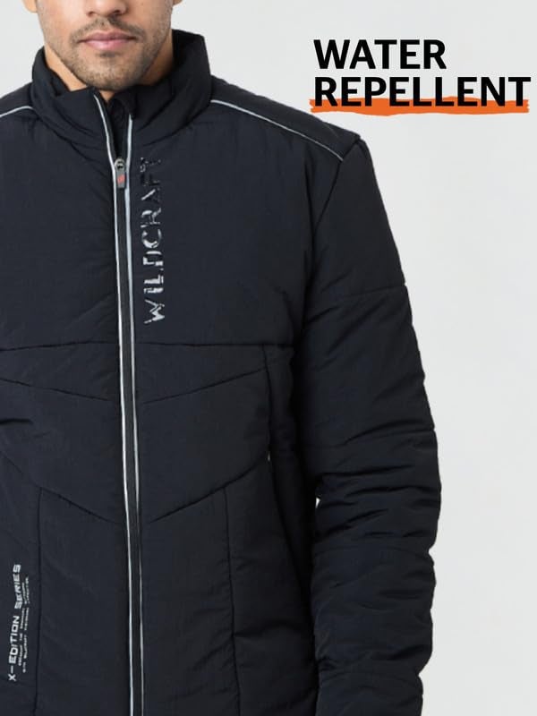 Wildcraft Men Nylon Husky Jacket (Black, L) - Image 5