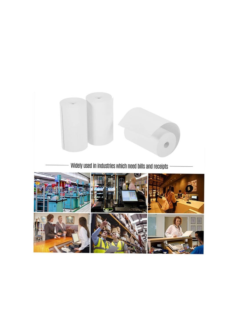 Terabyte Thermal Receipt Paper Roll 57 * 30mm (2.17 * 1.18in) Bill Ticket Printing for Cash Register POS Receipt Printer, 40 Rolls - Image 4