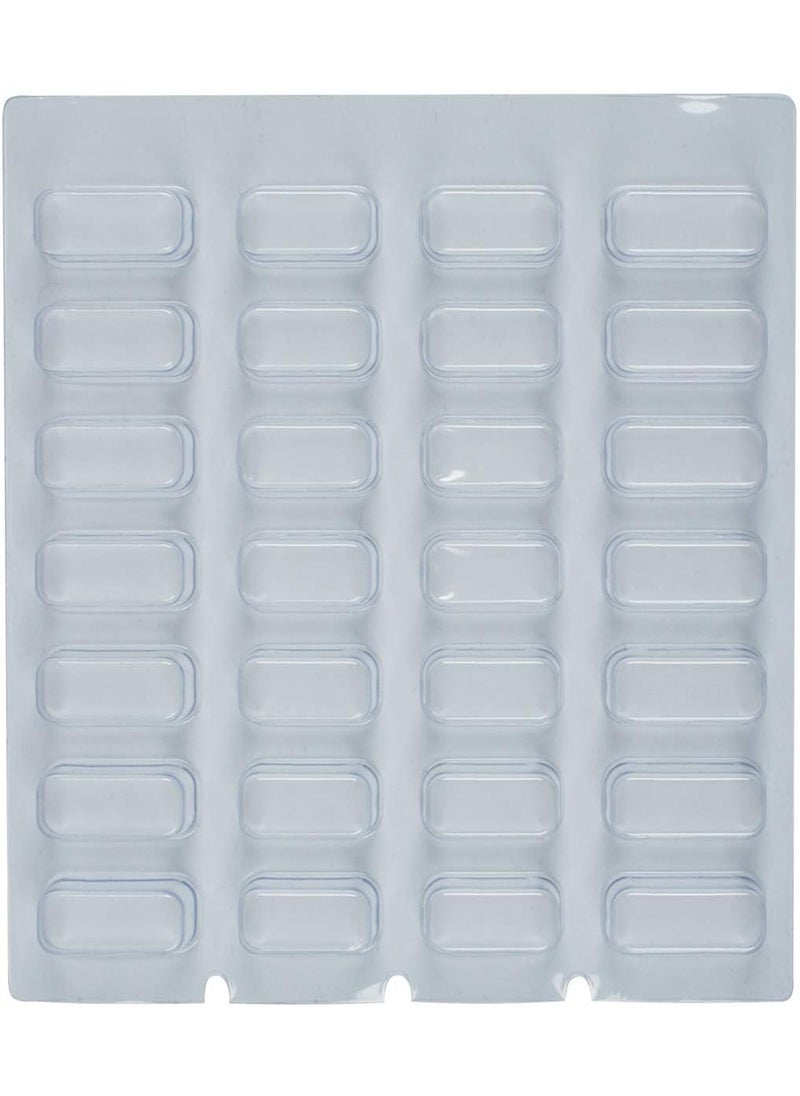 Ezy Dose Ezy Dose 28-Day Disposable Blisters for Pill, Medicine, Vitamin, Use with Unit Dose Cold Seal System, 2XL (Case of 500) 