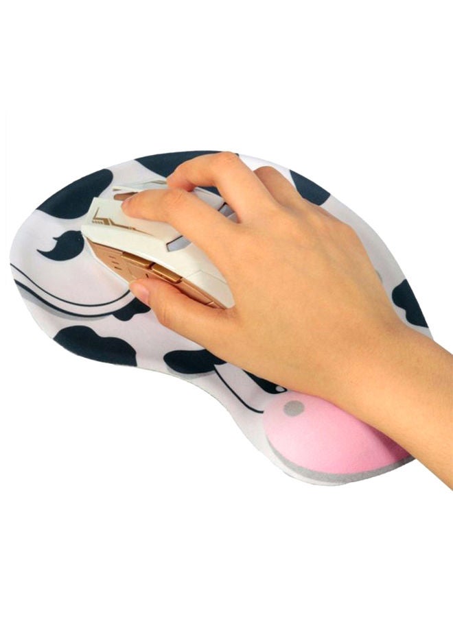 نيبمينينت لوحة ماوس مضادة للانزلاق مع مسند من الجل لدعم المعصم أبيض - Image 4