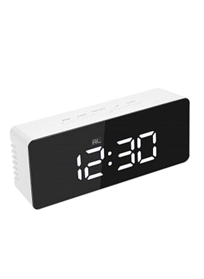 NIBEMINENT LED Digital Projection Alarm Clock White 138x55x34mm - Image 3