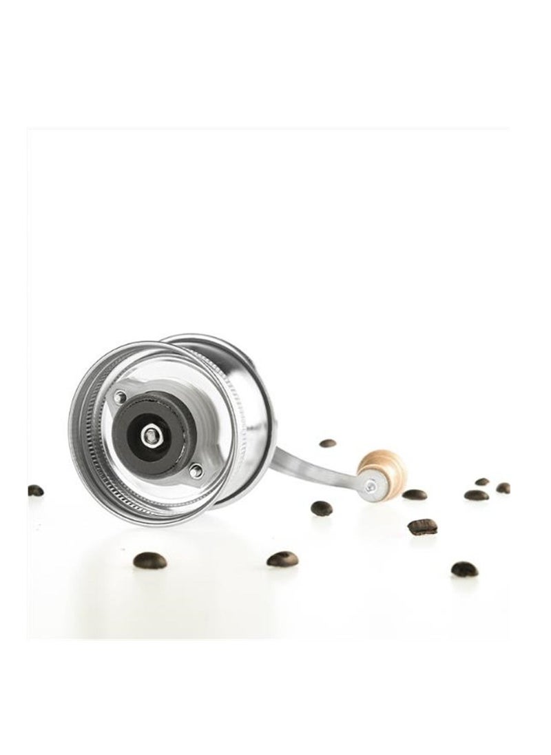 غطاء مطحنة القهوة من الفولاذ المقاوم للصدأ، أزونى لجرار الفم العادي، مطحنة يدوية بقضيب دوار للقهوة الطازجة، التخييم، باريستا المنزل، آلية سيراميكية مقاومة للصدأ - Image 2