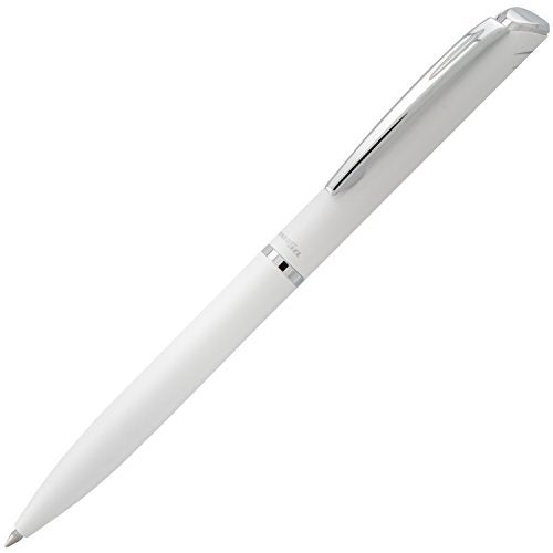 Pentel EnerGel Style Gel Pen 07mm Medium Line White barrel BL2007WABX - Image 1
