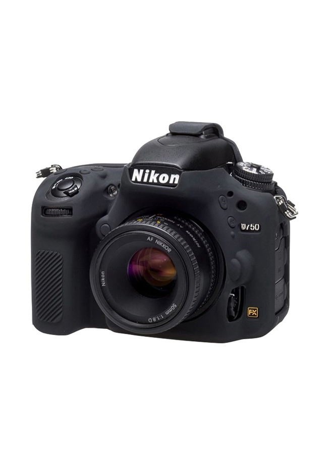 easyCover غطاء واقي من السيليكون لكاميرا نيكون D750 - أسود - Image 1