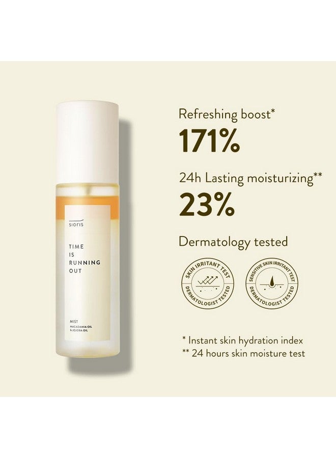 SIORIS رذاذ Ioris Time Is Running Out (نباتي عضوي) رذاذ Glass Skin للوجه للبشرة الحساسة زيت الجوجوبا لترطيب البشرة ماء الحمضيات المعزز يجدد البشرة بلمسة نهائية من Glass Veil - Image 3