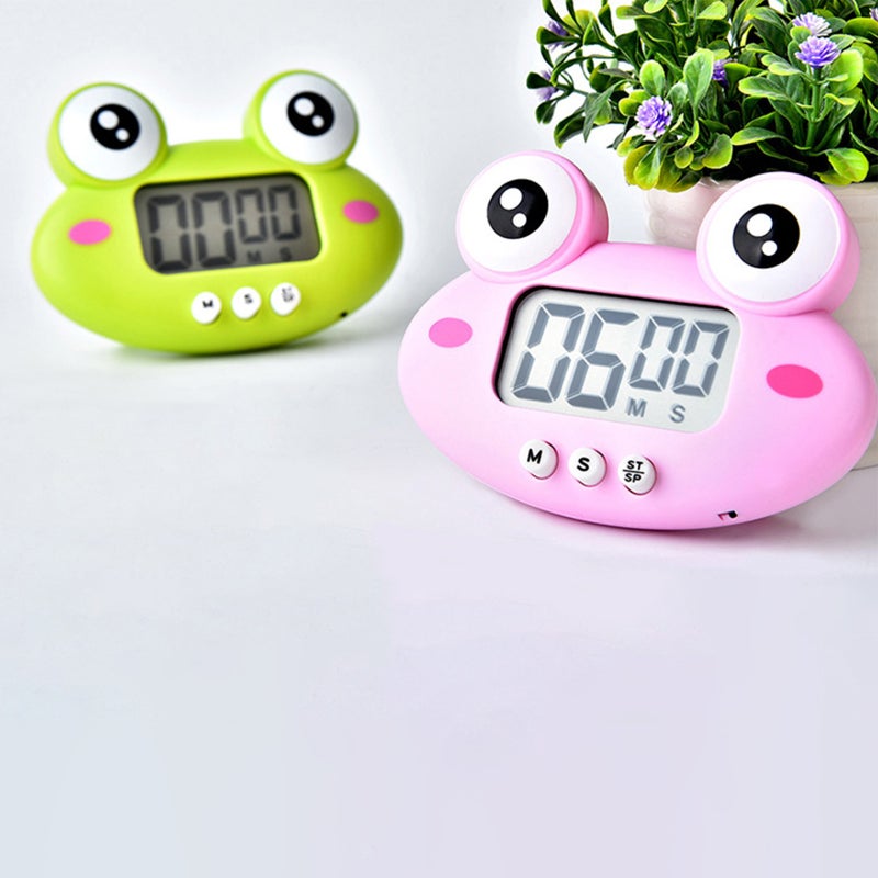 Digital Kitchen Timer Cute Animal Timer with Strong Magnet Back Stand Loud Alarm Large Screen Cooking Timer Clock for Time Management Workout Baking Egg Timer - Image 5
