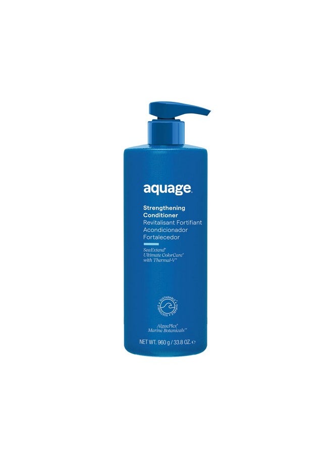 Aquage . Seaextend Strengthening Conditioner - Preserves Hair Color And Protects From Thermal Styling Damage, 33.8 Oz 