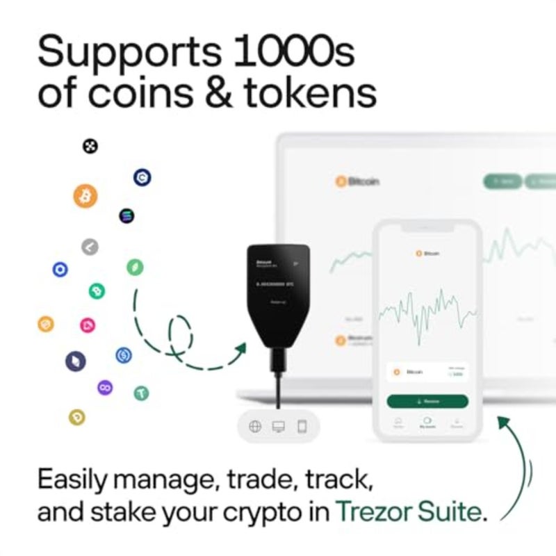 Safe 5 - Crypto Hardware Wallet with Secure Element and Passphrase, Color Touchscreen and Haptic Feedback, Protect your Bitcoin and Digital Assets - Image 3