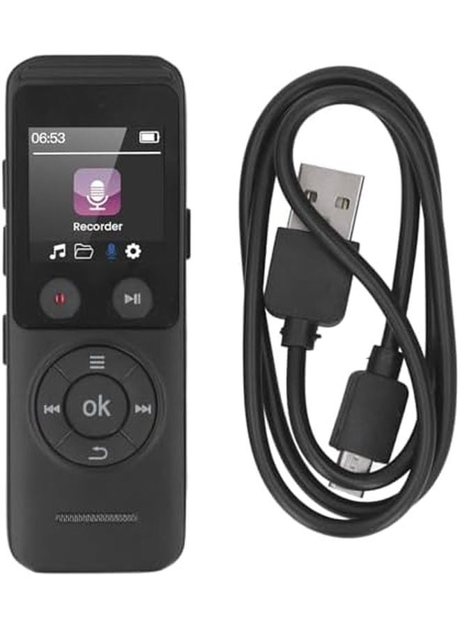 Zinc Alloy Voice Recorder 8GB Storage Noise Reduction for Lectures Meetings Interviews - Image 1