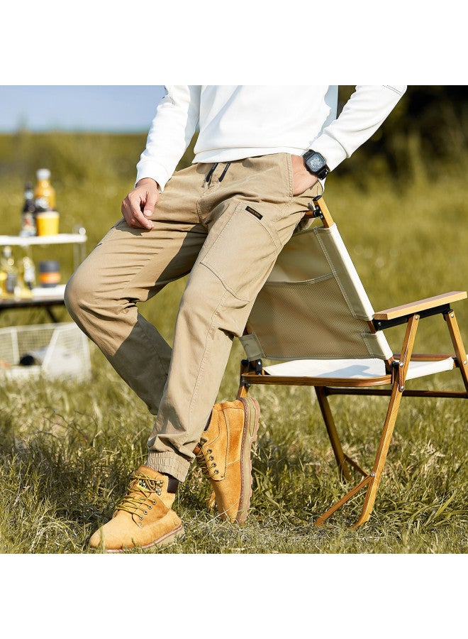 ROMON Popular Hit】american Cargo Pants Men's Spring And Autumn Outdoor Paratrooper Pants Trendy Versatile Slim-fit Men's Tapered Pants - Image 4