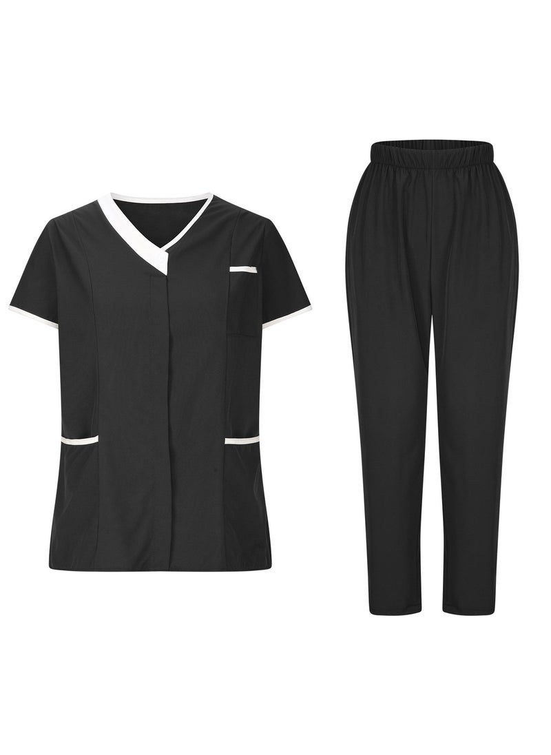 KUYING New V-neck Split Style Medical Work Uniform  - Image 1