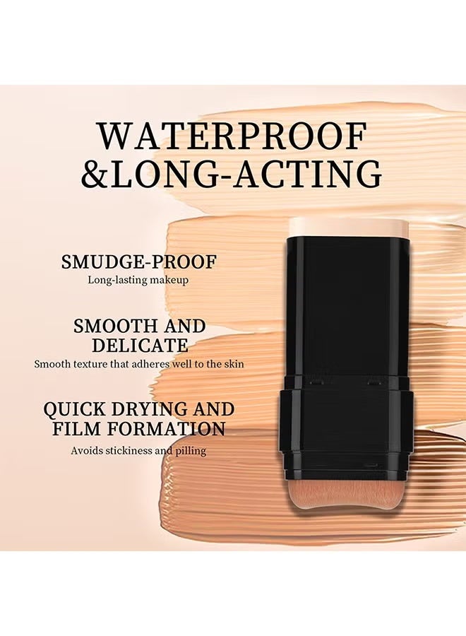 اوكيل مقفل مؤسسة عصا , ارتداء طويلة خفيفة الوزن مشرقة العصا , الملطأ المحيط , مقفل الوجه الجمال المكياج , 02 # الطبيعة - Image 5