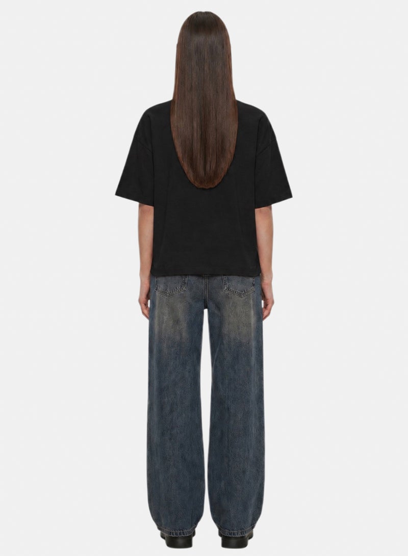 CTRL Initials Boxy Fit T-shirt - Women - Image 2