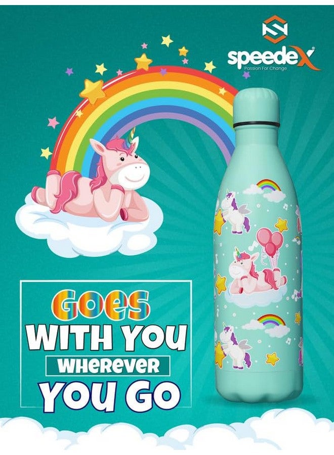 Speedex Thermos Bottle - 500 ML Vacuum Insulated Stainless Steel for Kids, Men, Women - Thermosteel Bottle Ideal for School, Office, Travel Flask for Hot & Cold Beverages - Printed - Image 2