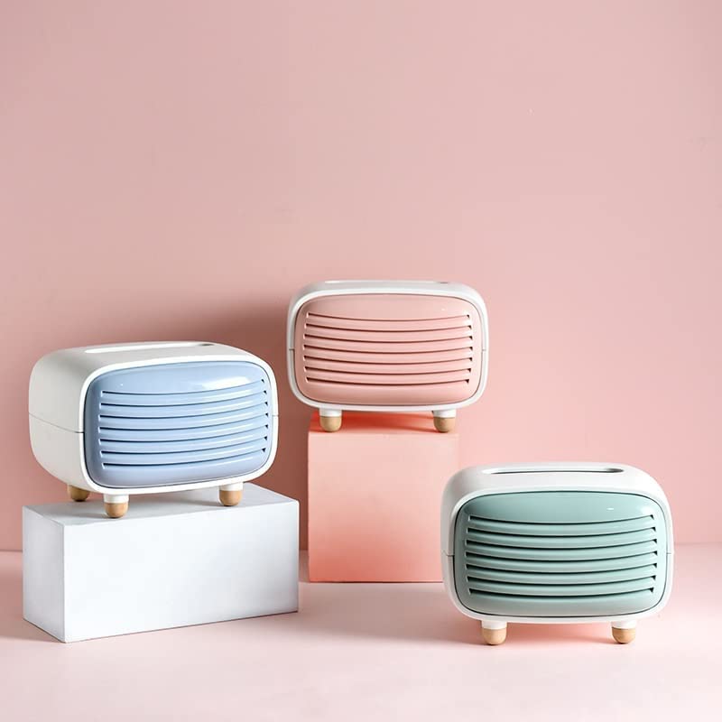 Wrixty Wrixty Tissue Storage Box Plastic Tissue Box Living Room Bedroom Dining Table Office Coffee Table Restaurant Tissue Box Pumping Box Green  - Image 4