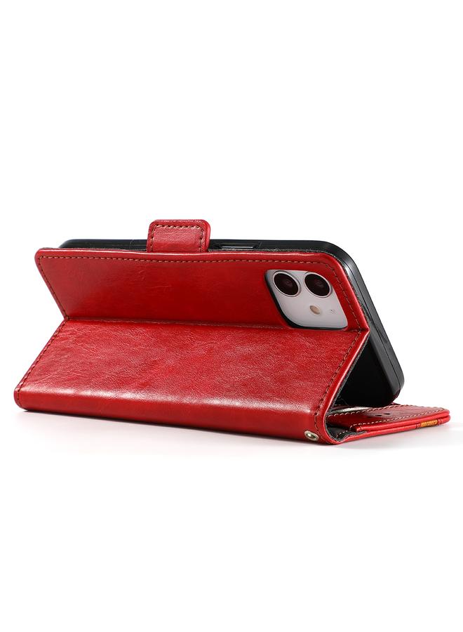 Zaboon Case For iPhone 11 CaseNeo Business Splicing Dual Magnetic Buckle Horizontal Flip PU Leather Case with Holder & Card Slots & Wallet - Image 5