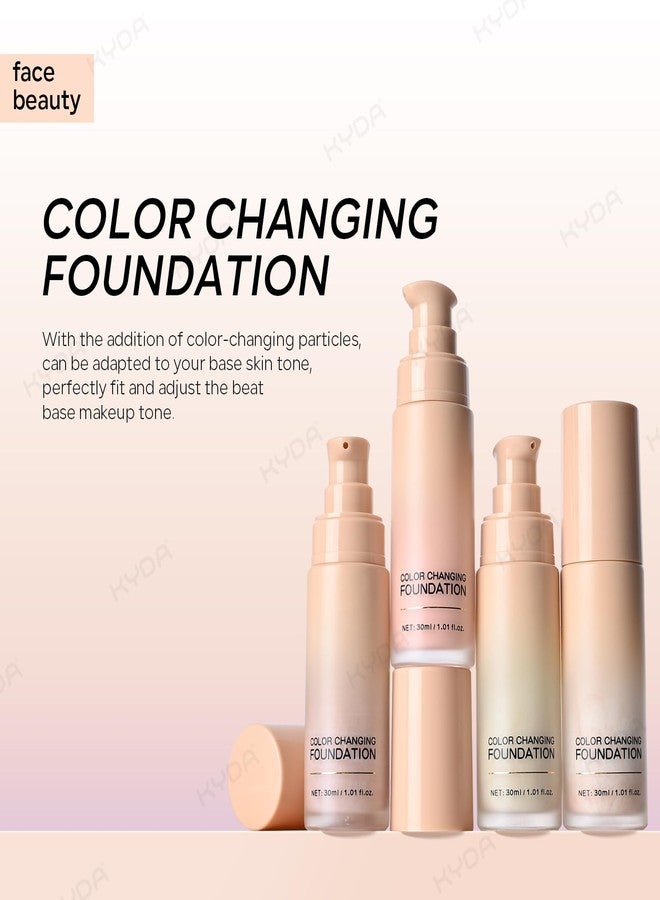 KYDA كيدا كريم أساس يتغير لونه باللون الأخضر، كريم تصحيح اللون CC مع سنتيلا، يوحد لون البشرة الحمراء، خفيف الوزن وغير دهني، مرطب، تغطية خفيفة، خافي عيوب للوجه متعدد الاستخدامات مع لمسة طبيعية - Image 2