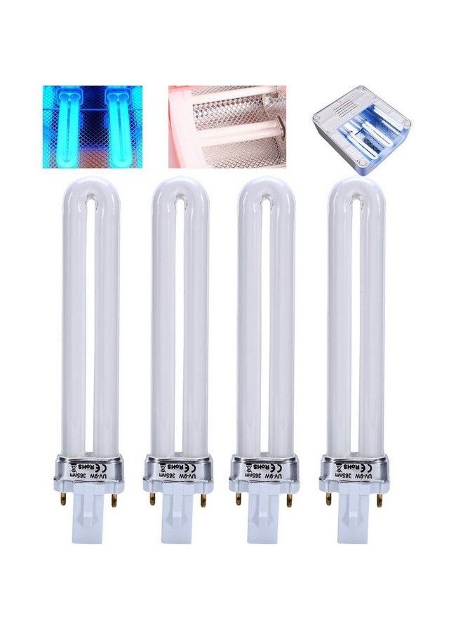 ZJchao - 4 Pcs 9 W Replacement Uv Tube 365Nm Lamp Bulb Tube For Nail Art Dryer Uv Lamp Light - Image 1