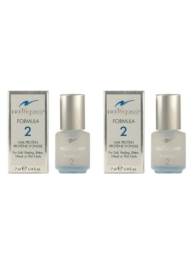 Nailtiques - Nailtiques Nail Protein Formula 2, 0.25 oz ( Pack of 2) - Image 1