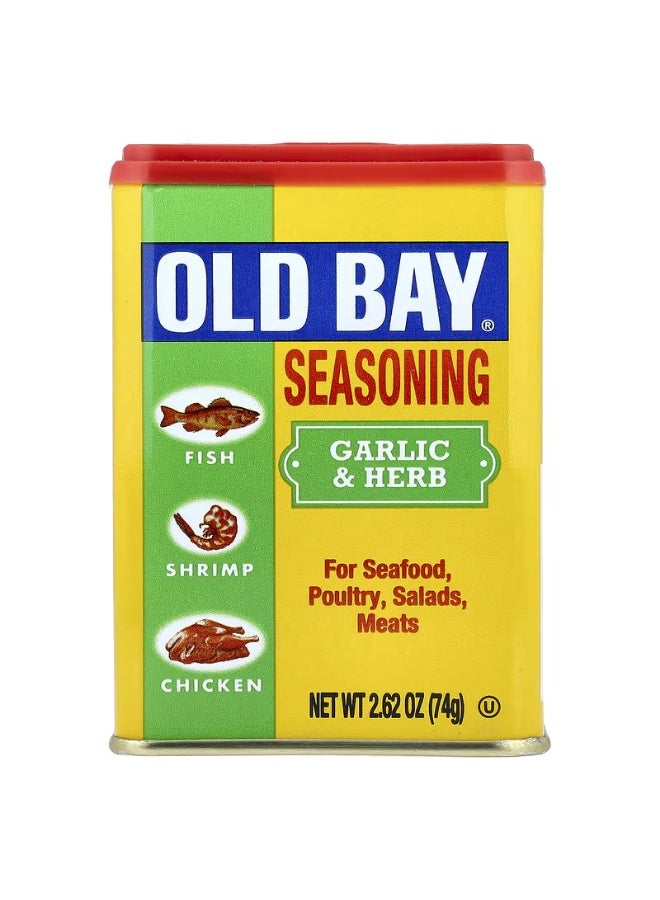 Old Bay, Garlic & Herb Seasoning, 2.62 oz (74 g)