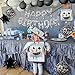 Roaring Good Time 31 PCS Robot Birthday Party Supplies Robot Birthday Balloons Favors Cake Cupcake Decoration robot happy birthday Banner robot Party Supplies - Image 4