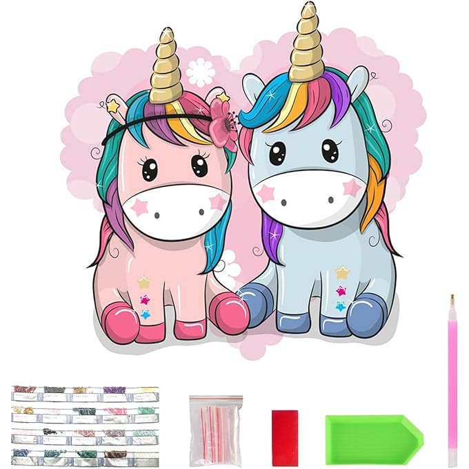 5D Diamond Painting Kits Full Drill, DIY Diamond Art Kits Adults, Paint By Numbers Kits for Kids, Children's Gift and Parent-child Activities, 30X30CM.