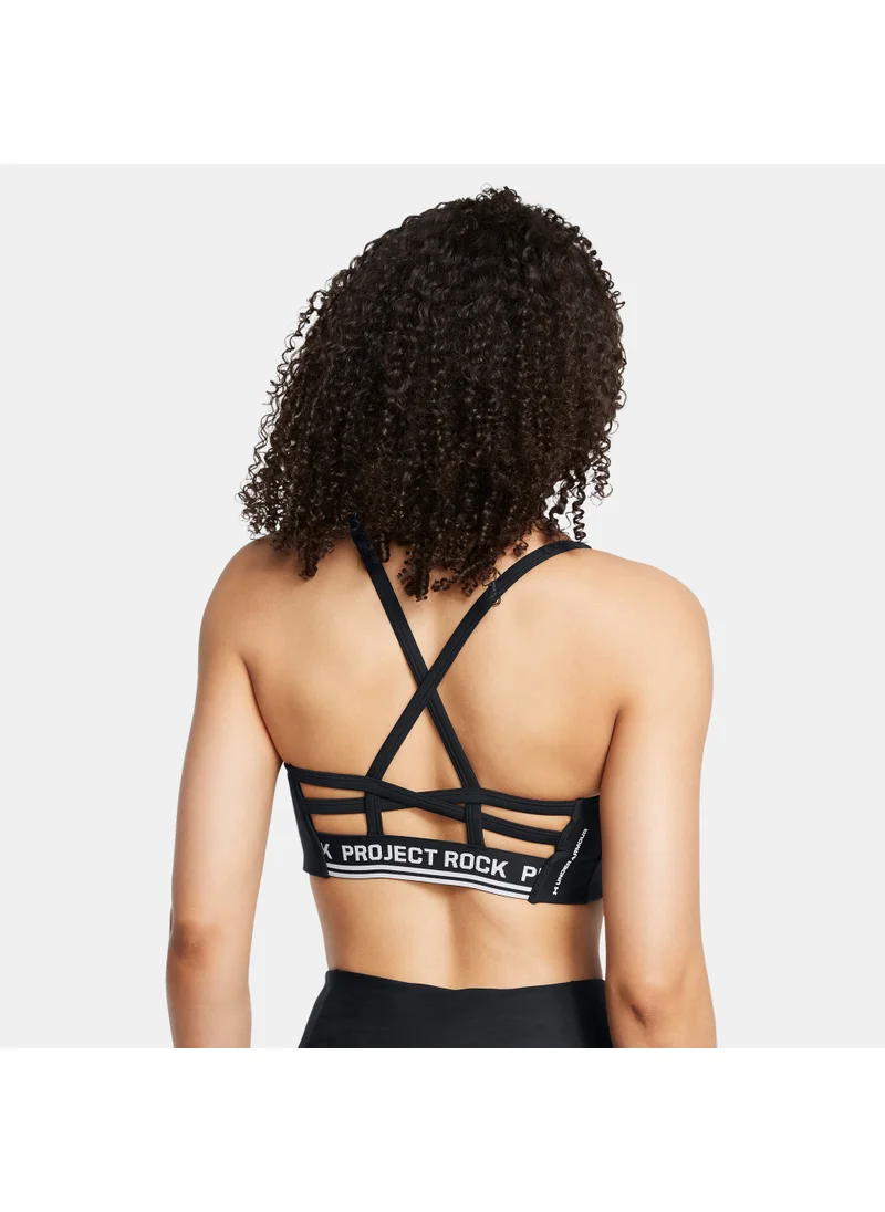 UNDER ARMOUR Women's Project Rock All Train Crossback Medium-Support Sports Bra